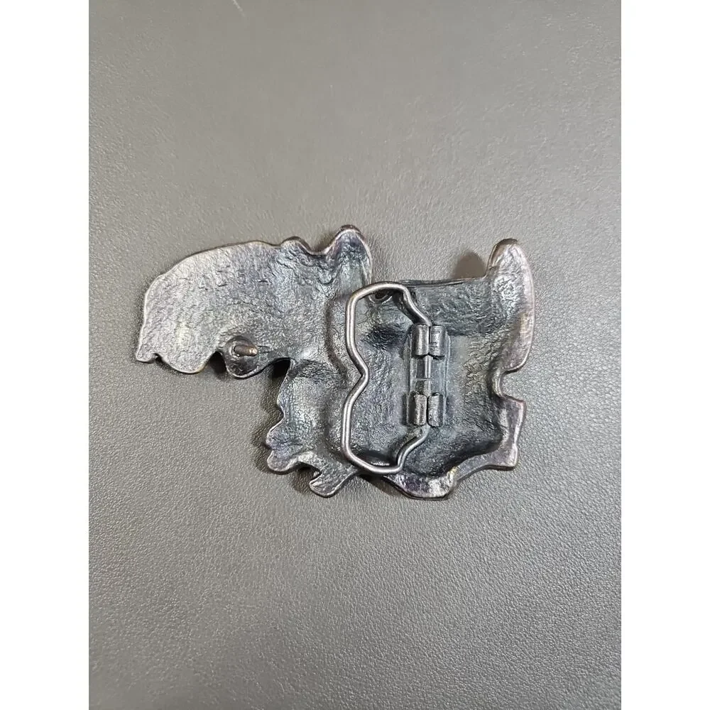 Vtg Stagecoach Western Belt Buckle Yellowstone Cowboy Rugged 3D Yeehaw